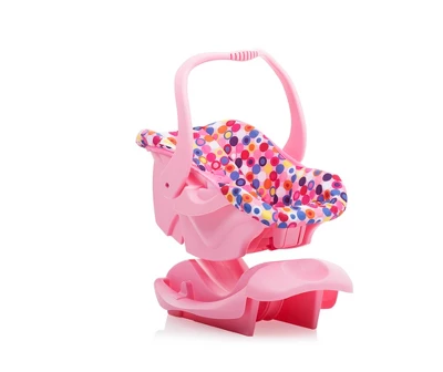 Joovy Baby Doll Car Seat - Pink Dot 3 Joovy Baby Doll Car Seat - Pink Dot - Image 3