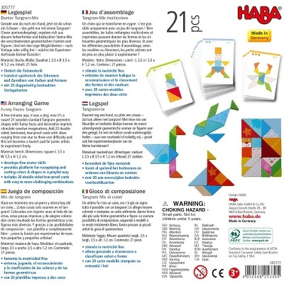 HABA Funny Faces Tangrams - Wooden Pattern Blocks (Made In Germany) 10 HABA Funny Faces Tangrams - Wooden Pattern Blocks (Made In Germany) - Image 10