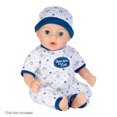 Adora Baby Doll Clothes & Accessories Adoption Fashion Once Upon A Star, Fits Most 16 Inch Baby Dolls, Blue 3 Adora Baby Doll Clothes & Accessories Adoption Fashion Once Upon A Star, Fits Most 16 Inch Baby Dolls, Blue - Image 3