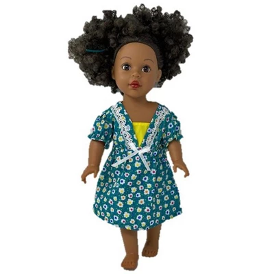 Doll Clothes Superstore Size 5 Green Flower Matching Girl And Doll Nightgowns 2 Doll Clothes Superstore Size 5 Green Flower Matching Girl And Doll Nightgowns - Image 2