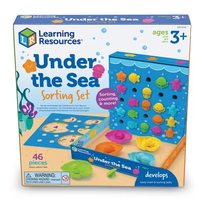 Learning Resources Under The Sea Sorting Set - 46 Pieces, Toddler Learning Activities, Ages 3+ 4 Learning Resources Under The Sea Sorting Set - 46 Pieces, Toddler Learning Activities, Ages 3+ - Image 4