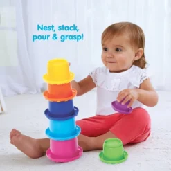 Kidoozie Stack N Nest Cups, Developmental Toy For Infants And Toddlers Ages 6 -24 Months -FUNKO Shop GUEST a7f37590 5c42 42ea 9b40 e2fc24386871