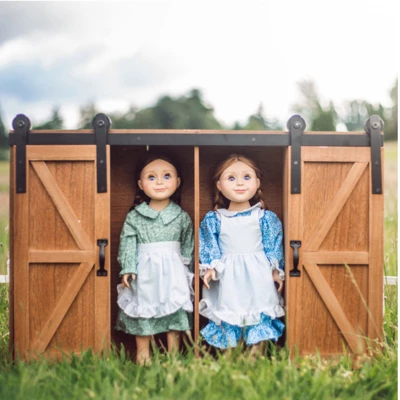 The Queen's Treasures 18 Inch Doll Little House Clothes Storage Trunk 2 The Queen's Treasures 18 Inch Doll Little House Clothes Storage Trunk - Image 2