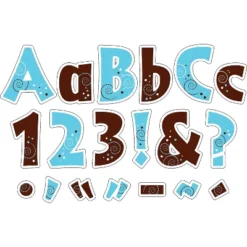 Barker Creek 4" Letter Pop-Out 2-Pack Hot To Dot 510 Characters/Set BC3633