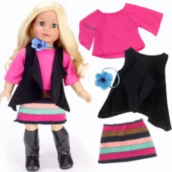Sophia’s 9 Piece Winter Set For 18" Dolls, Blue/Black -FUNKO Shop GUEST aa66886b 2dc3 400b 8e99 1a1fab925e85