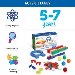 Learning Resources Super Magnet Lab Kit, 119-Piece Kit, Ages 5+ -FUNKO Shop GUEST ab41ee9d e2d3 4efc 9f5b 1618ea1efb33