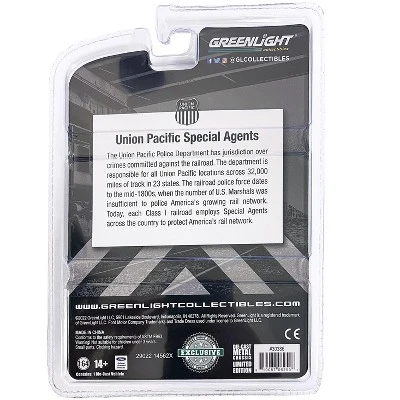 2015 Ford Police Interceptor Utility Black "Union Pacific Railroad Police" "Hobby Exclusive" 1/64 Diecast Model Car Greenlight 1 2015 Ford Police Interceptor Utility Black "Union Pacific Railroad Police" "Hobby Exclusive" 1/64 Diecast Model Car Greenlight