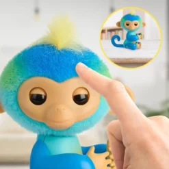 Fingerlings 2023 NEW Interactive Baby Monkey Reacts To Touch 70+ Sounds & Reactions Leo Blue -FUNKO Shop GUEST add98540 5749 4a34 a7d0 3540a5150428