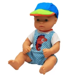 Miniland Educational Doll Clothes, Fits 12-5/8" Dolls, Warm Weather Jumper/Cap Set -FUNKO Shop GUEST aed761a8 1880 49f1 9d6e 50a559942913