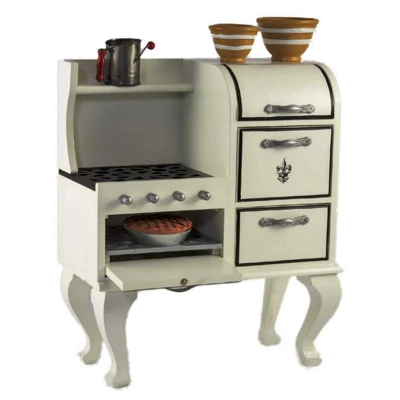 The Queen's Treasures 18 Inch Doll 1930's Style Wooden Stove & Oven 7 The Queen's Treasures 18 Inch Doll 1930's Style Wooden Stove & Oven - Image 7