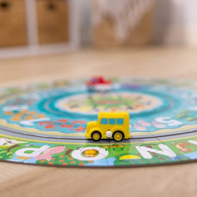 Melissa & Doug Round The Shore Tracks Cardboard Jigsaw Floor Puzzle And Wind-Up Vehicles – 48pc 8 Melissa & Doug Round The Shore Tracks Cardboard Jigsaw Floor Puzzle And Wind-Up Vehicles – 48pc - Image 8