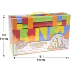 Link Worldwide 131 Piece Foam Building Blocks Creative Educational EVA Foam Bricks Toys Playset Large, Soft, Stackable Blocks For Toddlers & Kids -FUNKO Shop GUEST b7665cd8 2ad0 4d20 add4 5cd5ced3d6fc
