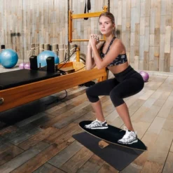 Costway Wooden Balance Board Trainer Wobble Roller For Exercise Sports Training Equipment -FUNKO Shop GUEST b831d268 ad7c 4563 babc d4a8944381cd