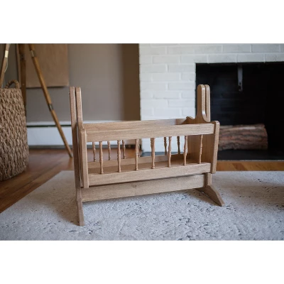 Remley Katie’s Collection Kids Wooden Doll Swinging Cradle - Ships Assembled 3 Remley Katie’s Collection Kids Wooden Doll Swinging Cradle - Ships Assembled - Image 3