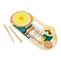 Manhattan Toy Beats To Go Wooden Toddler And Preschool Musical Learning Toy Xylophone, Drum, Cymbal And Washboard -FUNKO Shop GUEST b90f3ecb 2401 414b b55c 562198bba6e2