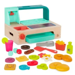 B. Toys Play Food Set - Mini Chef - Build-a-Burger Playset