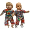 Doll Clothes Superstore Watermelon Print Shorts And Shirt For Twin Baby Dolls