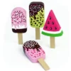 Sophia’s Assorted Wooden Ice Cream Popsicle Bars, Multicolor