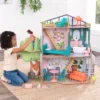 Kidkraft Backyard Cookout Wooden Dollhouse With 16 Play Furniture Accessories