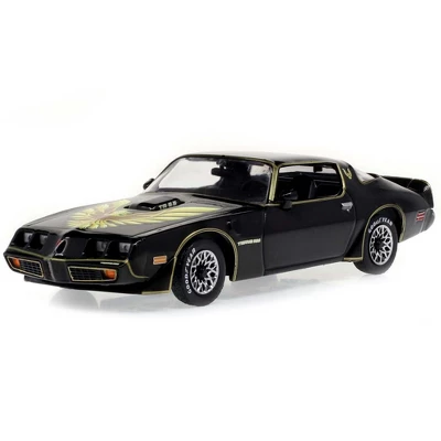 1979 Pontiac Firebird T/A Trans Am Black With Hood Phoenix "Rocky II (1979) Movie" 1/43 Diecast Model Car By Greenlight 1 1979 Pontiac Firebird T/A Trans Am Black With Hood Phoenix "Rocky II (1979) Movie" 1/43 Diecast Model Car By Greenlight