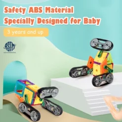 Costway 51 Pcs Magnetic Tiles Building Blocks Set Kids -FUNKO Shop GUEST bdaf4678 c31e 468c bf5f e60999207024