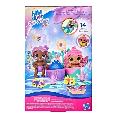 Baby Alive GloPixies Minis - Sleepy Twins Baby Dolls 2 Baby Alive GloPixies Minis - Sleepy Twins Baby Dolls - Image 2