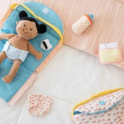 Manhattan Toy Stella Collection 11-Piece Baby Doll Diaper Bag Changing Mat Combo Set For 12" And 15" Soft Dolls -FUNKO Shop GUEST bebf43df f2d2 42d5 8d6f de461141ab96
