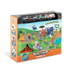 DRIVEN – Truck Playset With Fire Station – Build-A-City - 140pc -FUNKO Shop GUEST c05eef5b 0399 4f87 ad92 c46735fe837c