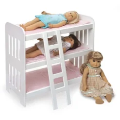 Badger Basket Triple Doll Bunk Bed With Ladder, Bedding, And Free Personalization Kit - Pink Gingham 10 Badger Basket Triple Doll Bunk Bed With Ladder, Bedding, And Free Personalization Kit - Pink Gingham -FUNKO Shop GUEST c1ba657d e3d6 4957 9646 04e113f12467