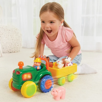 Kidoozie Funtime Tractor, Motorized Farm Playset With Animal Sounds, Ages 12 Months And Up 2 Kidoozie Funtime Tractor, Motorized Farm Playset With Animal Sounds, Ages 12 Months And Up - Image 2