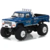 1974 Ford F-250 Monster Truck Bigfoot #1 Blue "The Original Monster Truck" (1979) 1/64 Diecast Model Car By Greenlight