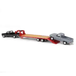Greenlight 1/64 Black 1986 Chevy K-30 Longbed W/ Gooseneck & Project Truck 51406-A -FUNKO Shop GUEST c29fe7ed 40f1 4e1a b197 5a2b70c96dda