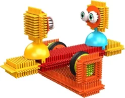 Contixo ST5 STEM Building Toys, 144 Pcs Bristle Shape 3D Tiles Construction Educational Block, Creativity Beyond Imagination For Kids Ages 3-8 -FUNKO Shop GUEST c307cc4a 9120 443f 88df 77417faca81f