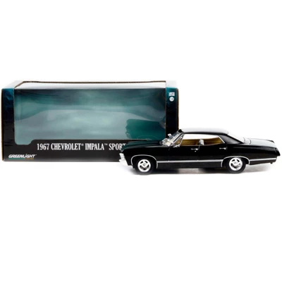 1967 Chevrolet Impala Sport Sedan Tuxedo Black 1/24 Diecast Model Car By Greenlight 1 1967 Chevrolet Impala Sport Sedan Tuxedo Black 1/24 Diecast Model Car By Greenlight