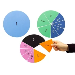 Educational Insights Foam Magnetic Fraction Circles
