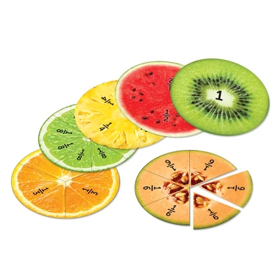 Learning Resources Magnetic Fruit Fractions - 24 Pieces, Ages 6+ Math Games For Kids 1 Learning Resources Magnetic Fruit Fractions - 24 Pieces, Ages 6+ Math Games For Kids