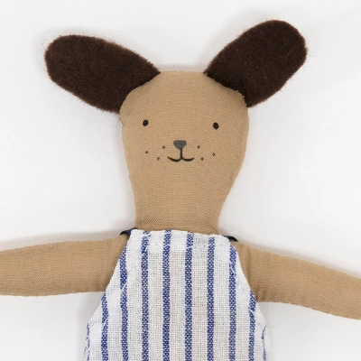 Meri-Meri Meri Meri Stripy Puppy Mini Suitcase Doll (Pack Of 1) 1 Meri-Meri Meri Meri Stripy Puppy Mini Suitcase Doll (Pack Of 1)