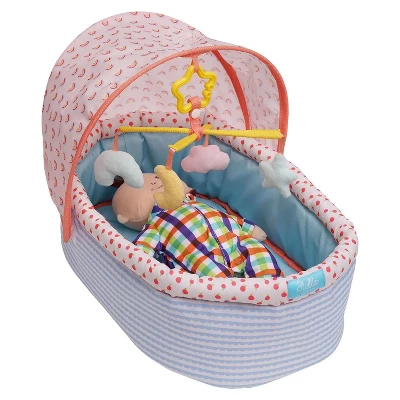 Manhattan Toy Stella Collection Soft Baby Doll Crib With Removable Canopy And Mobile For 12" To 15" Baby Dolls 6 Manhattan Toy Stella Collection Soft Baby Doll Crib With Removable Canopy And Mobile For 12" To 15" Baby Dolls - Image 6