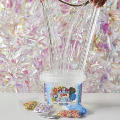 Elmer's Gue 3lb Glassy Clear Deluxe Premade Slime Kit With Mix-Ins