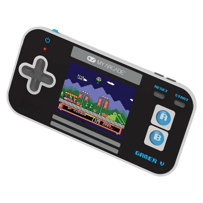 My Arcade Gamer V Classic 220-in-1 Handheld Video Game System (Black And Blue) 1 My Arcade Gamer V Classic 220-in-1 Handheld Video Game System (Black And Blue)