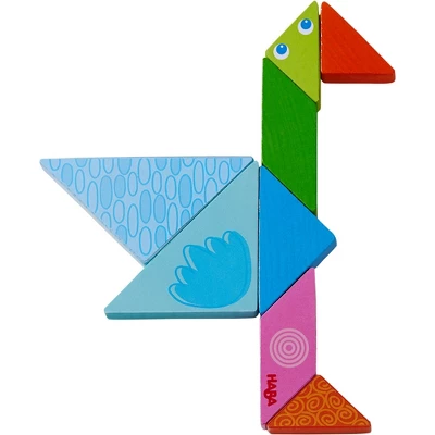 HABA Funny Faces Tangrams - Wooden Pattern Blocks (Made In Germany) 6 HABA Funny Faces Tangrams - Wooden Pattern Blocks (Made In Germany) - Image 6