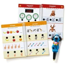 Educational Insights Hot Dots Jr. Let’s Master Kindergarten Math, Ages 5 And Up, (100 Self-Checking Lessons)