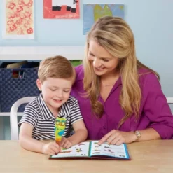 Educational Insights Hot Dots Jr. Let's Learn The Alphabet Interactive Book & Pen Set