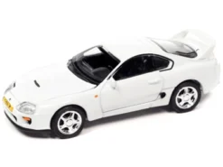 1997 Toyota Supra Super White "Modern Muscle" Limited Edition 1/64 Diecast Model Car By Auto World