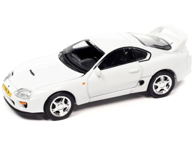 1997 Toyota Supra Super White "Modern Muscle" Limited Edition 1/64 Diecast Model Car By Auto World 1 1997 Toyota Supra Super White "Modern Muscle" Limited Edition 1/64 Diecast Model Car By Auto World