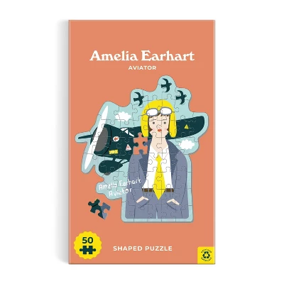 Piccolina Amelia Earhart Kids' Jigsaw Puzzle - 50pc 1 Piccolina Amelia Earhart Kids' Jigsaw Puzzle - 50pc