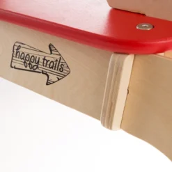 Rocking Horse Ride-on Toy For Children-Classic Wooden Rocker-Helps Develop Strength, Balance And Coordination- Fun For Boys And Girls