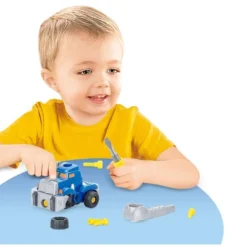 Ready! Set! Play! Link 3-In-1 Take-A-Part Transformer Robot Toy Playset - Blue