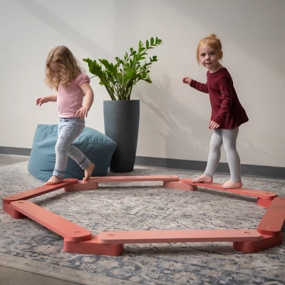 JumpOff Jo – Boardwalk - Wood Balance Beam Obstacle Course, Montessori, Gymnastics Toy For Kids – 12 Piece Set With Carry Bag 3 JumpOff Jo – Boardwalk - Wood Balance Beam Obstacle Course, Montessori, Gymnastics Toy For Kids – 12 Piece Set With Carry Bag - Image 3