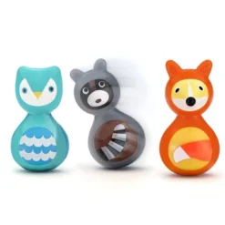 Kid O Woodland Animals Wobble Toys For Toddlers